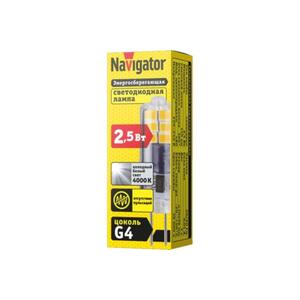 Светодиодная лампа Navigator 2,5W 190Lm 4000K G4 80246 рис.1